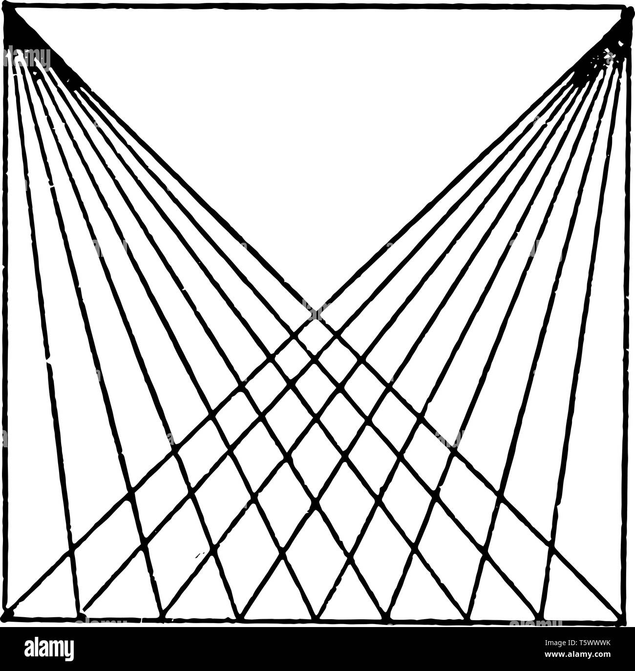 Diagonal Line Drawing Easy With Pencil