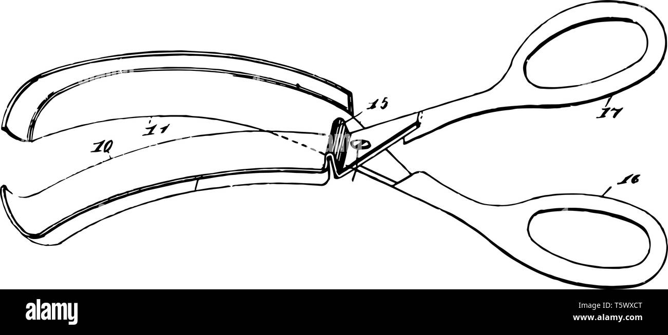 This illustration represents function of Lamp Trimmer, vintage line