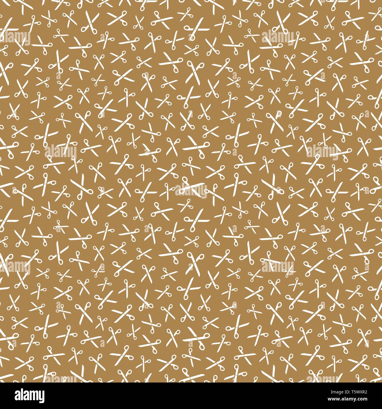 Scissors. Seamless pattern. Abstract background. Vector illustration. Stock Vector