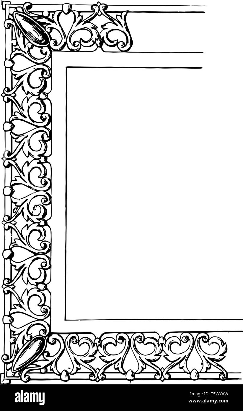 Small Frame for Table Top a small type design featuring shape vintage