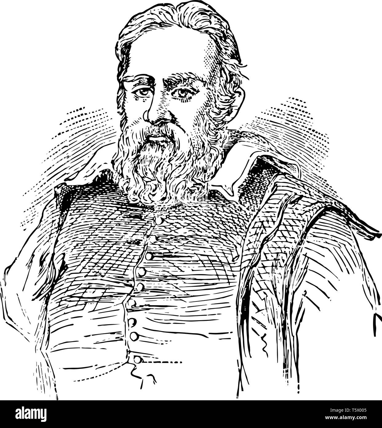 Galileo Galilei, 1564-1642, he was an Italian polymath, astronomer ...