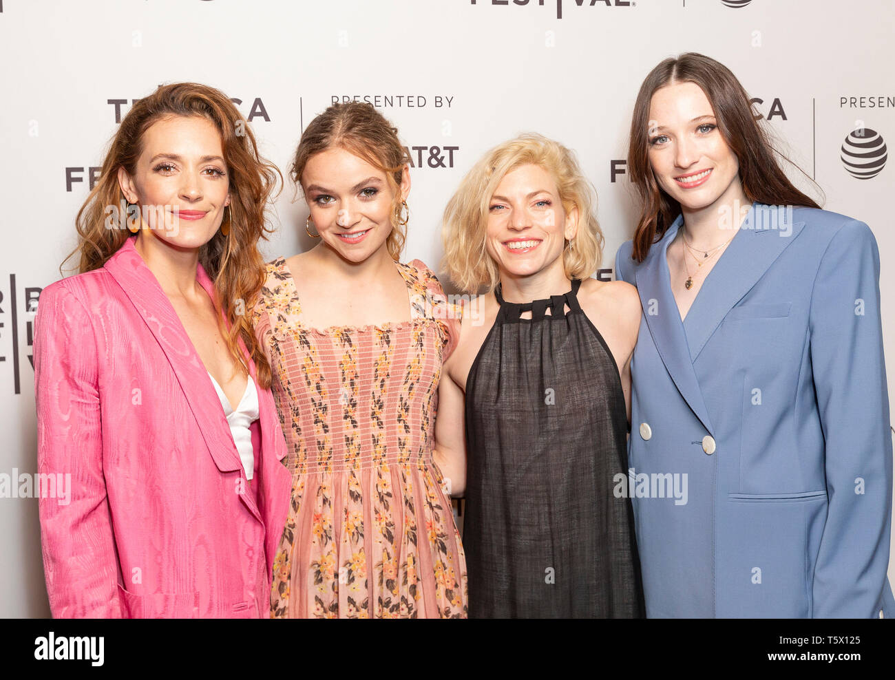 New York, United States. 26th Apr, 2019. Danielle Krudy, Morgan Saylor, Bridget Savage Cole, Sophie Lowe attend the Blow The Man Down screening at Tribeca Film Festival at SVA Theatre Credit: Lev Radin/Pacific Press/Alamy Live News Stock Photo