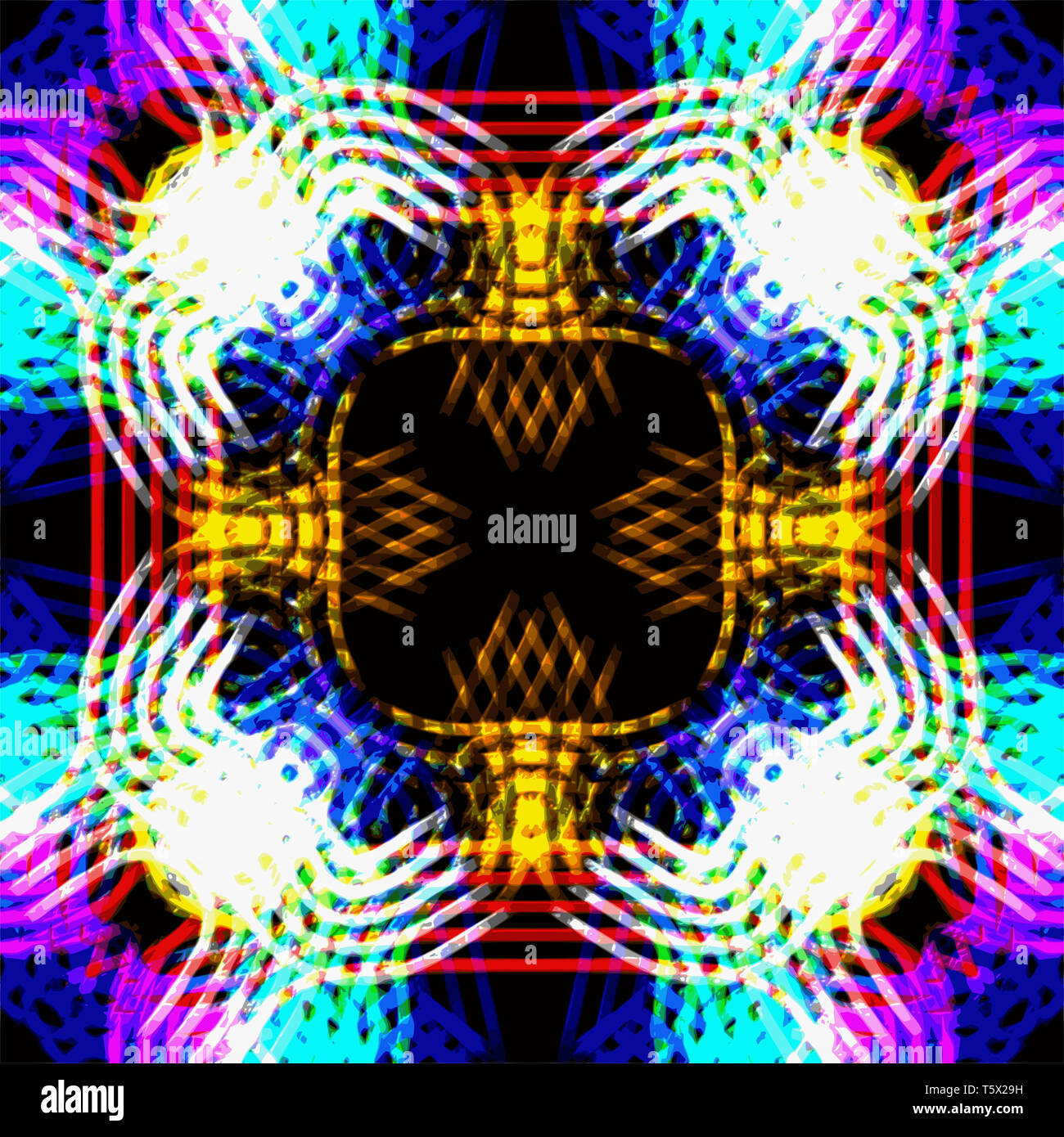 Pattern tile, ornate geometric pattern and abstract colored background ...