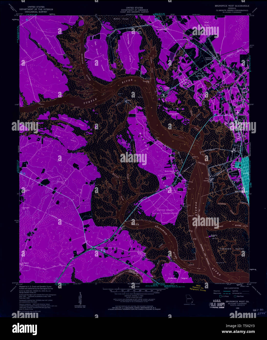 Brunswick map hires stock photography and images Alamy