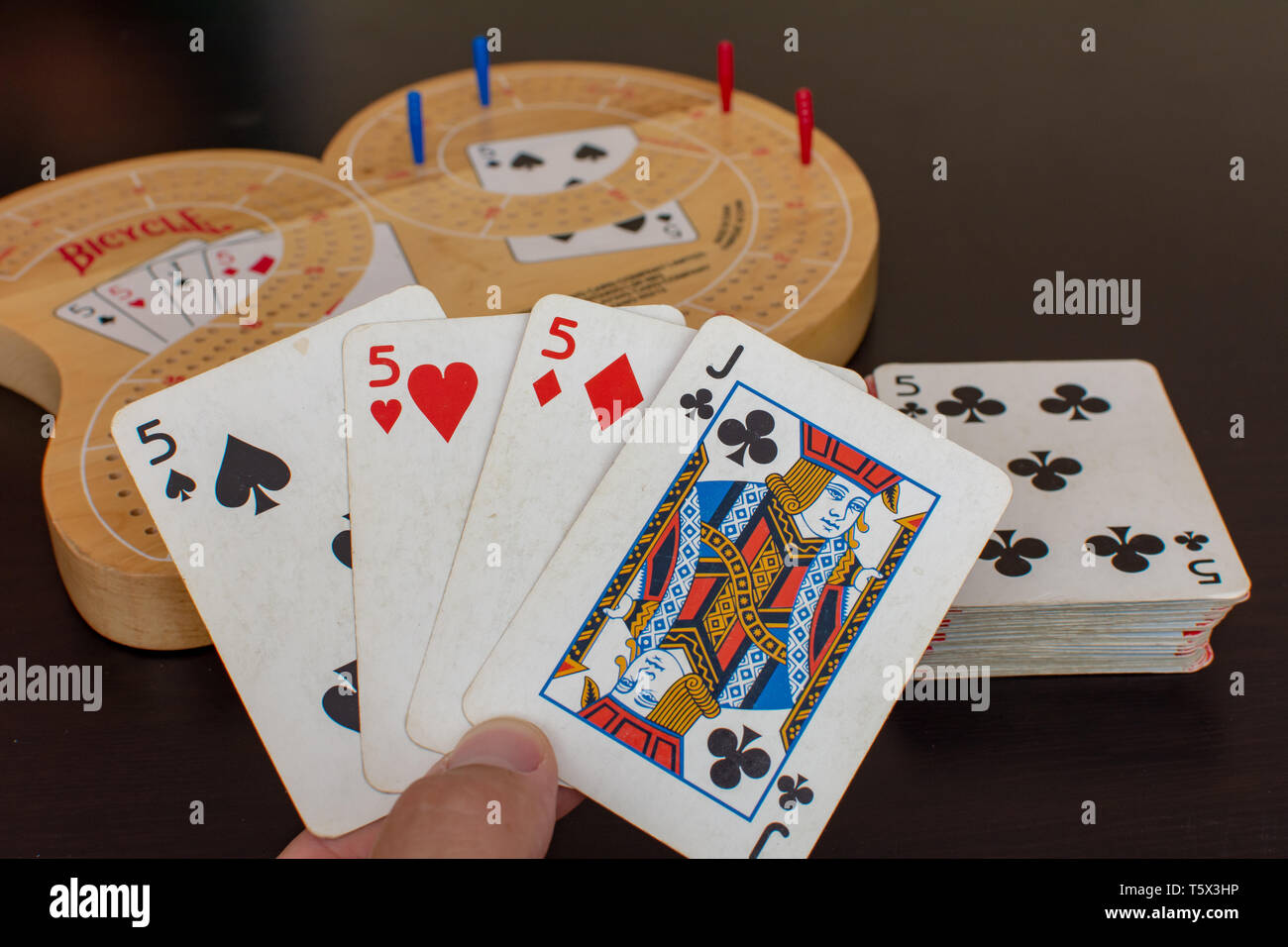 Rak Rak Uae 4 20 2019 Player View Of A Cribbage Card Game And