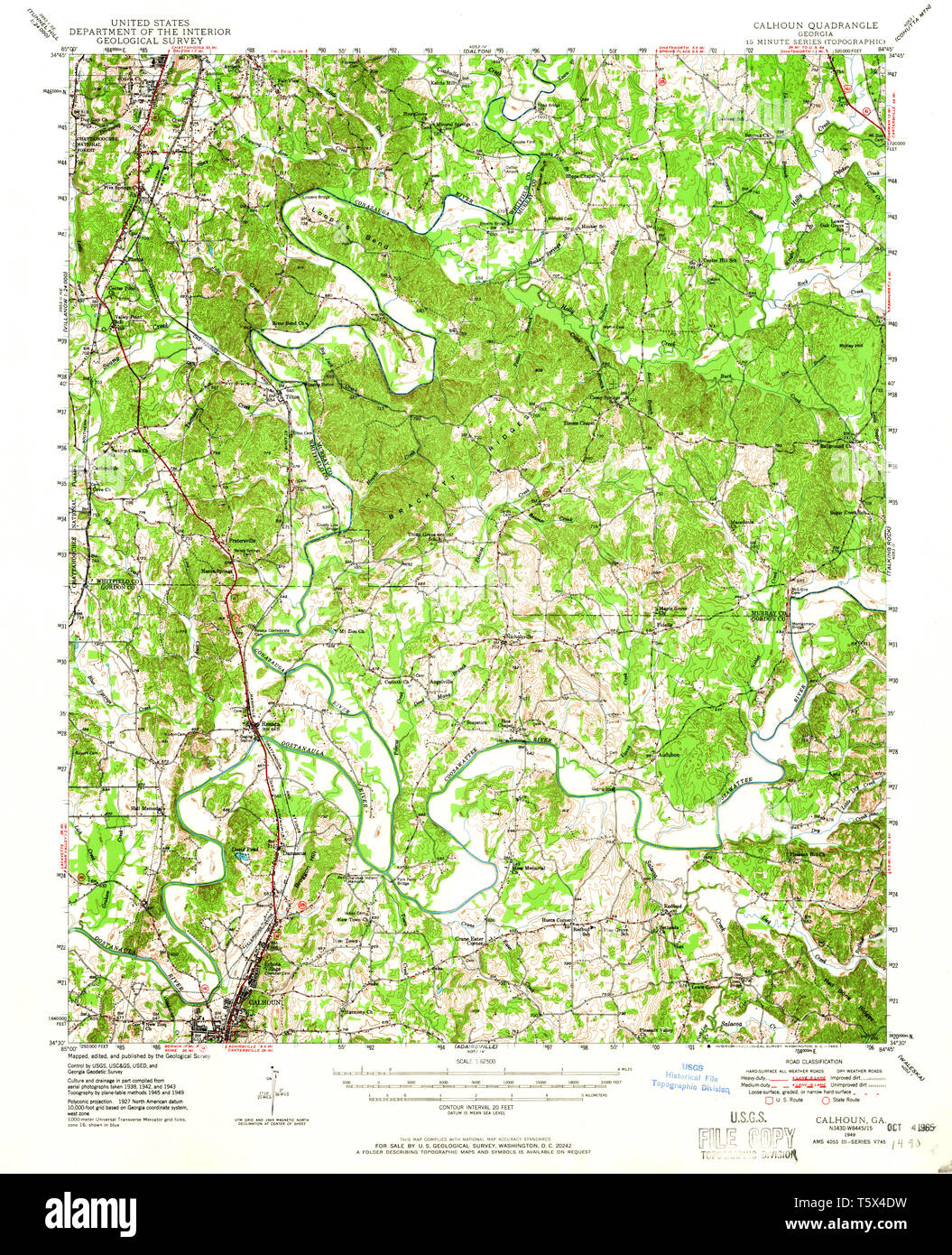 Calhoun map hires stock photography and images Alamy