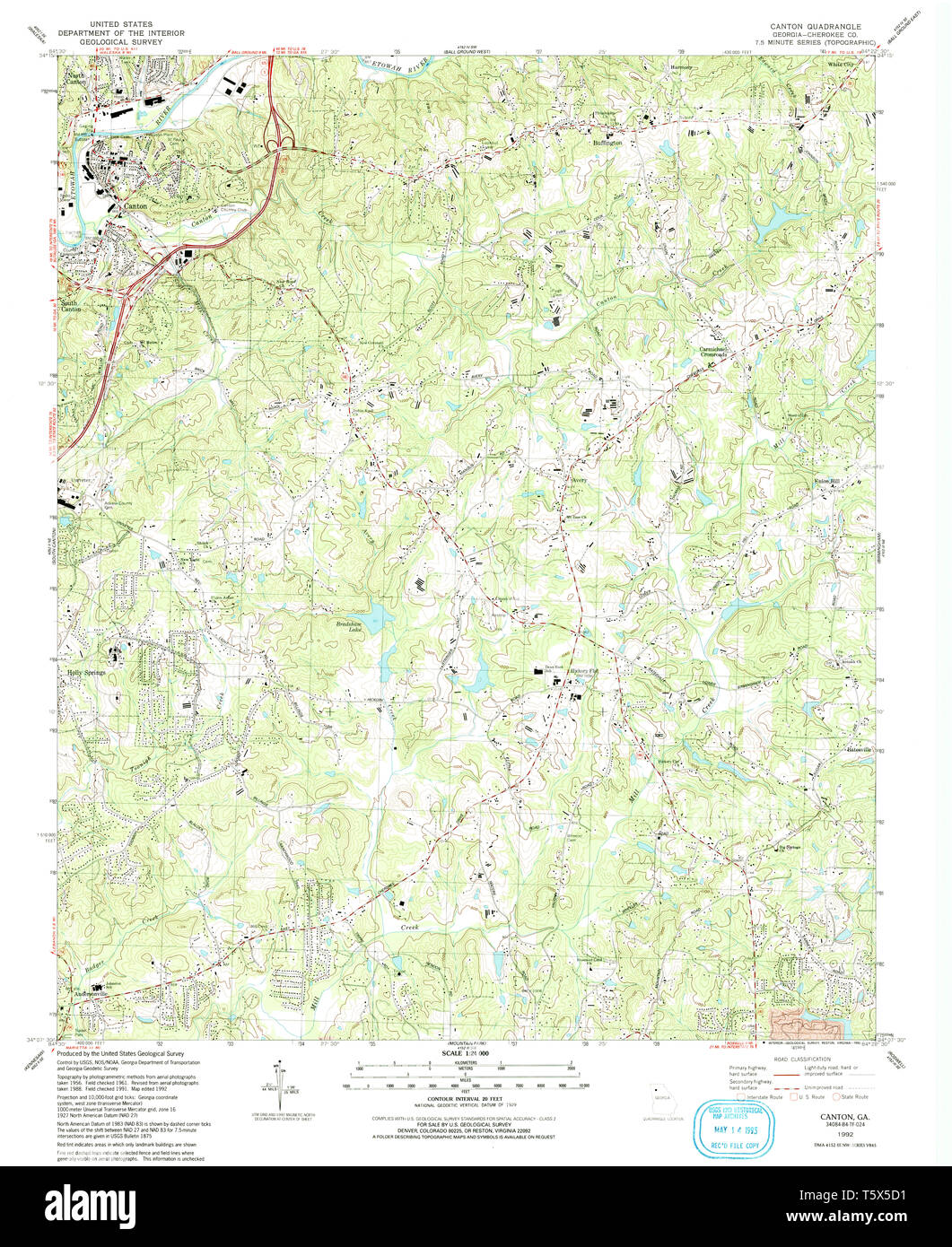 Canton map Cut Out Stock Images & Pictures Alamy
