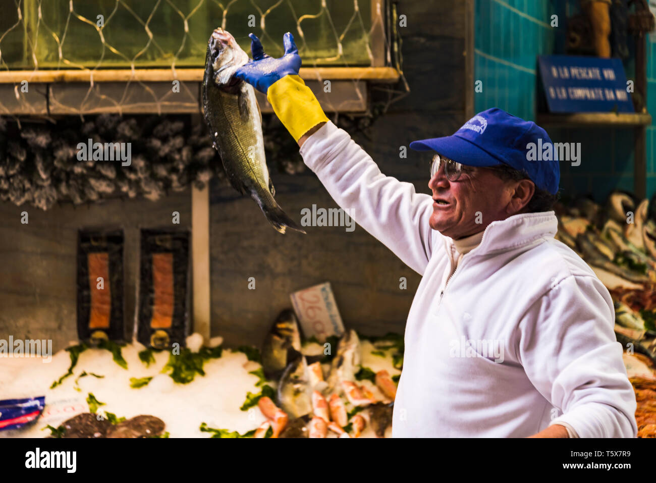 Italy naples fish market in hi-res stock photography and images - Alamy