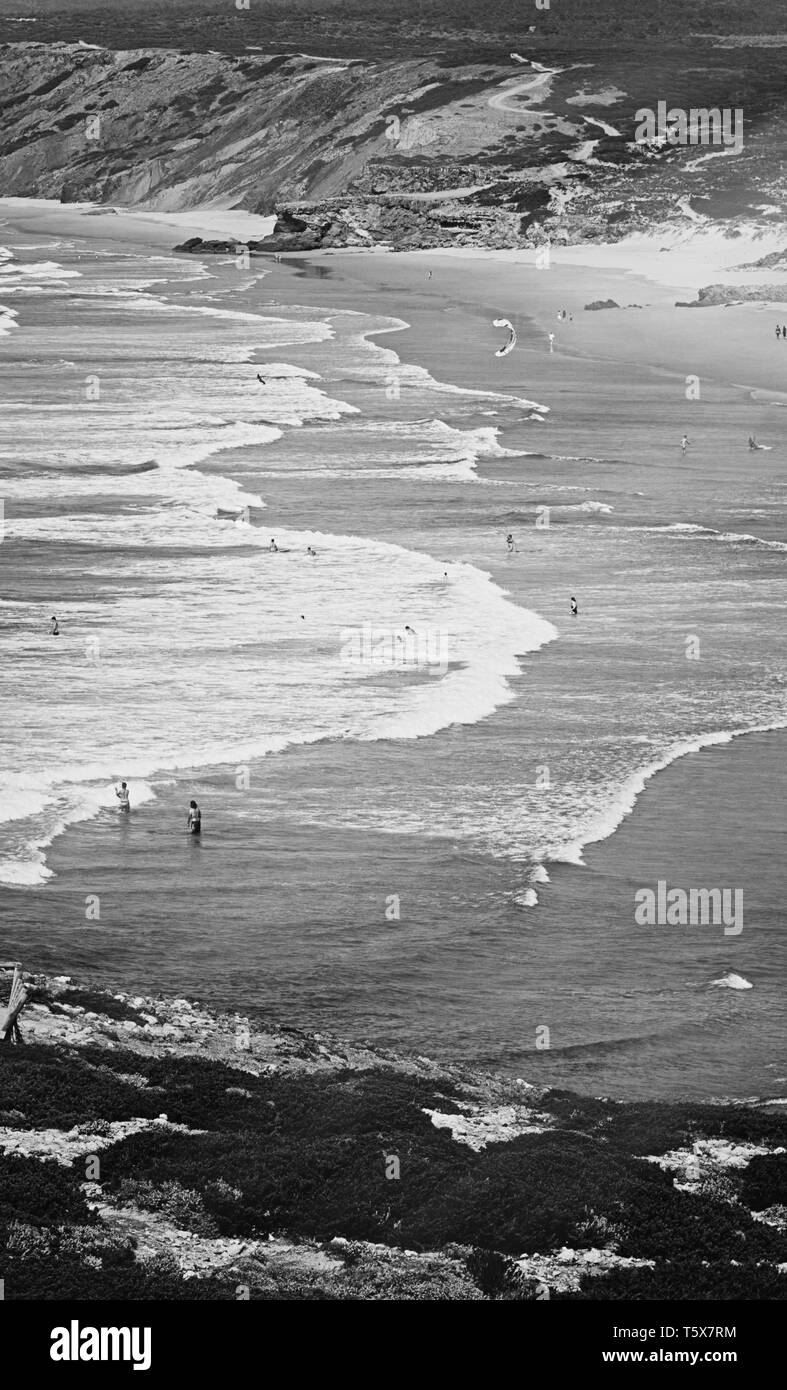 Nature, vacation and summer concept Ocean coast view, perfect travel