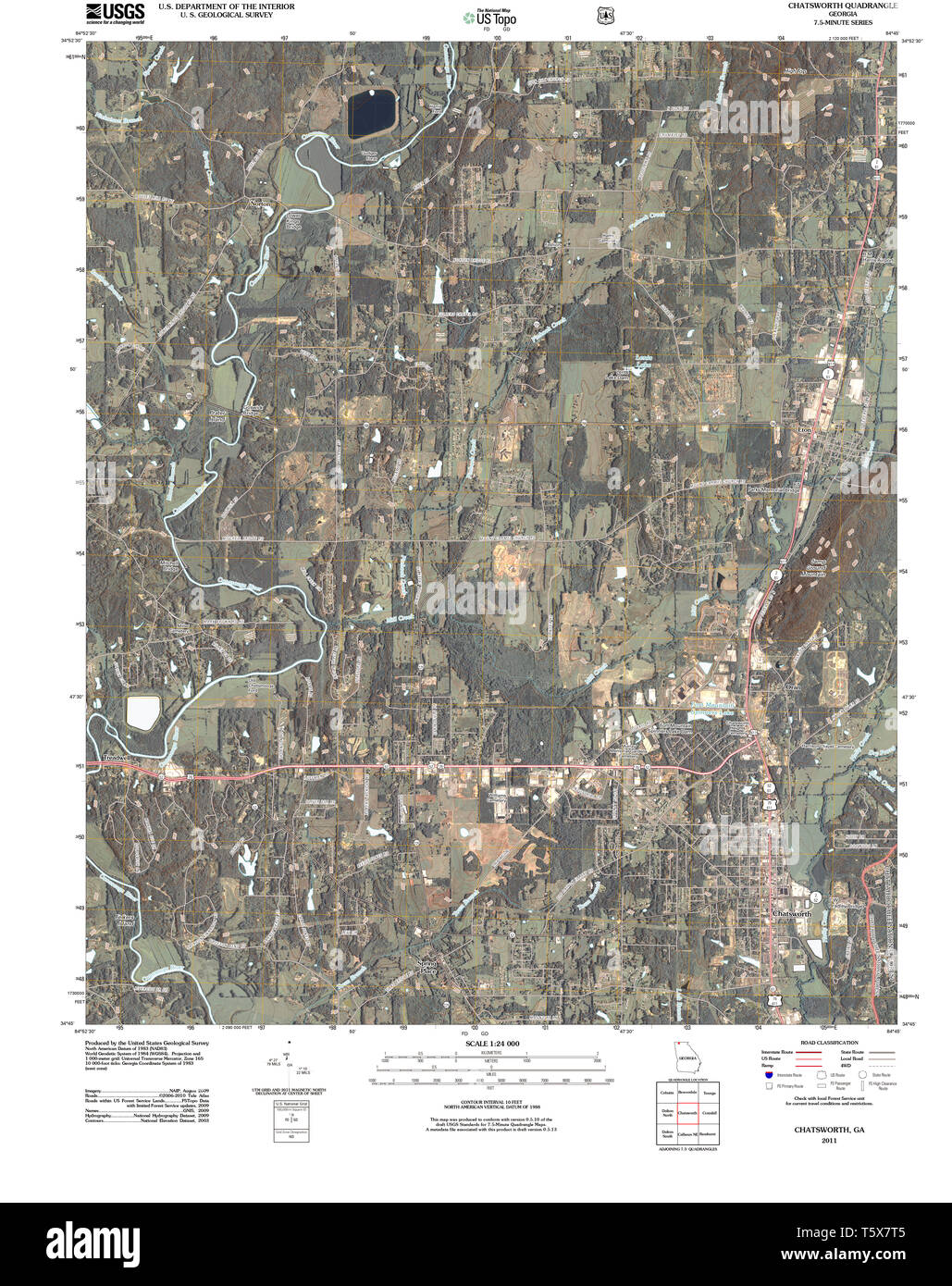 Chatsworth map hires stock photography and images Alamy