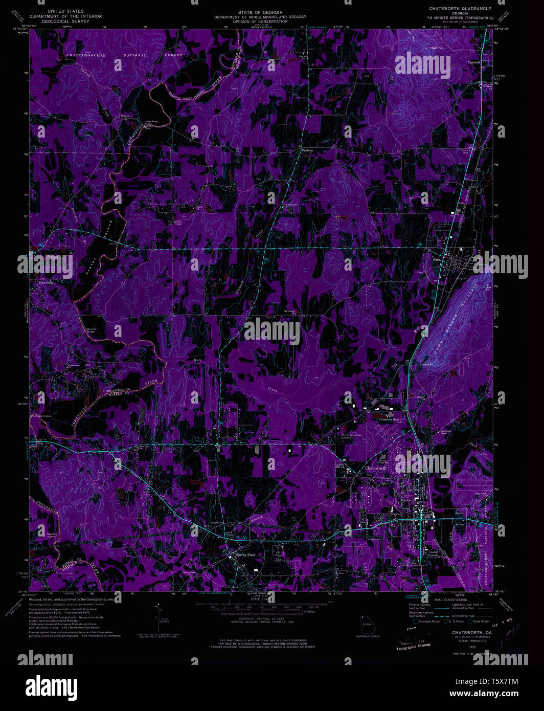 Map of chatsworth hires stock photography and images Alamy