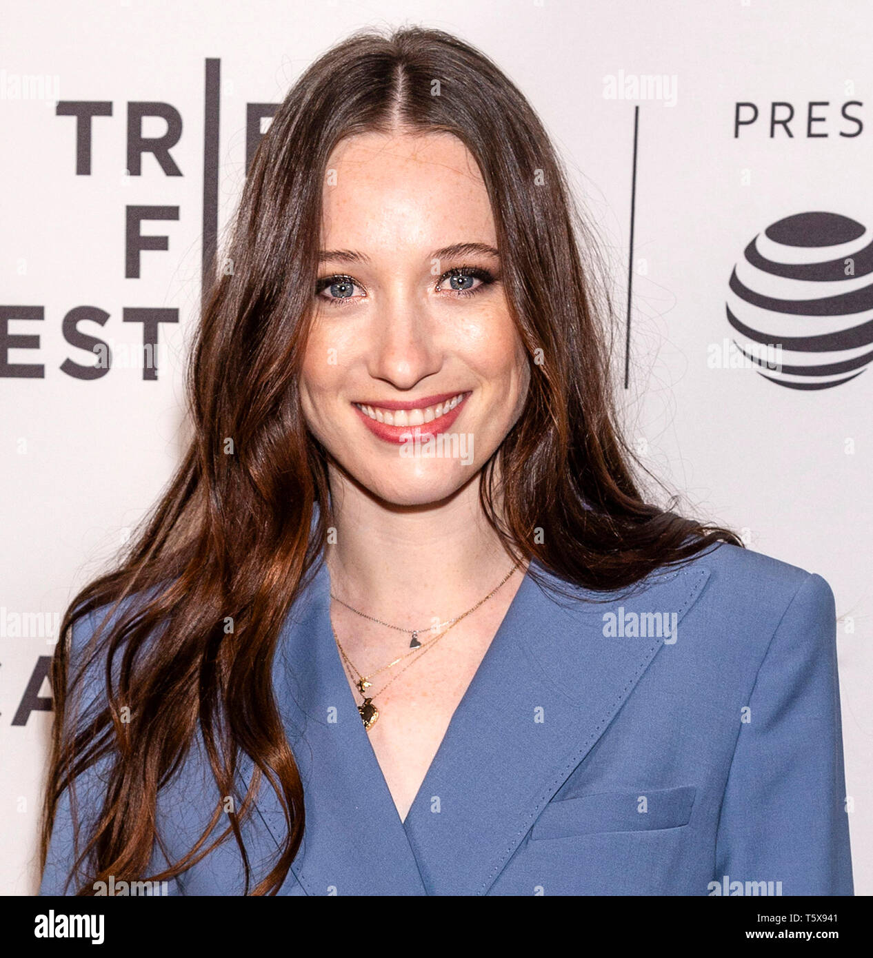 New York, NY - April 26, 2019: Sophie Lowe attends the 'Blow The Man Down' screening during the 2019 Tribeca Film Festival at SVA Theater Stock Photo