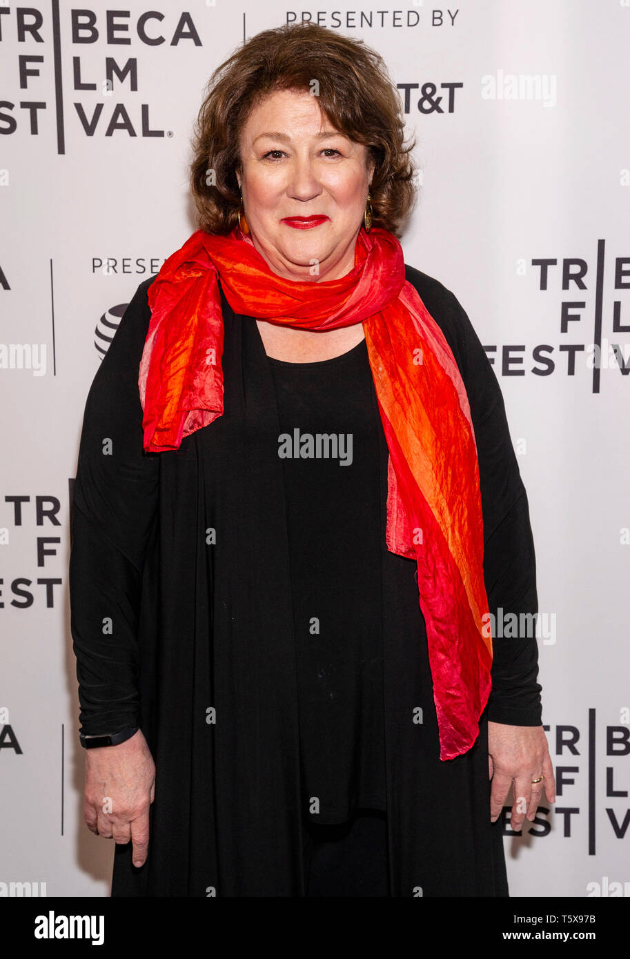 New York, NY - April 26, 2019: Margo Martindale attends the 'Blow The Man Down' screening during the 2019 Tribeca Film Festival at SVA Theater Stock Photo