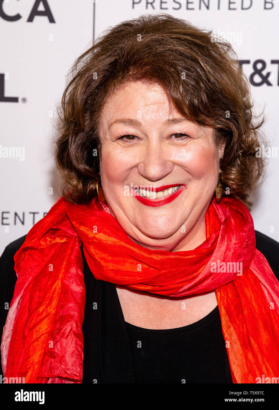 New York, NY - April 26, 2019: Margo Martindale attends the 'Blow The Man Down' screening during the 2019 Tribeca Film Festival at SVA Theater Stock Photo