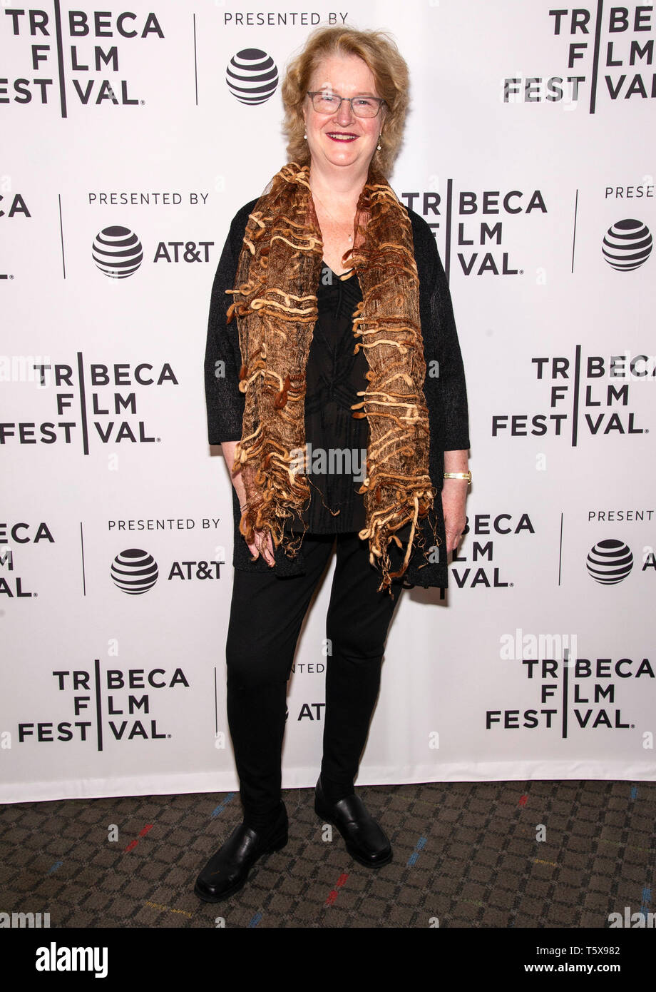 New York, NY - April 26, 2019: Marceline Hugot attends the 'Blow The Man Down' screening during the 2019 Tribeca Film Festival at SVA Theater Stock Photo