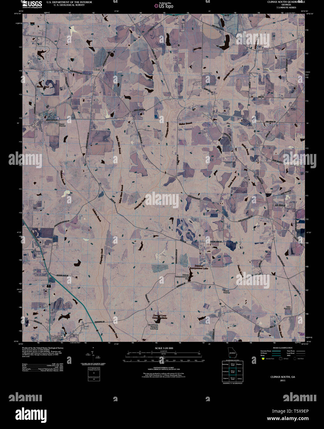 Map of climax hires stock photography and images Alamy