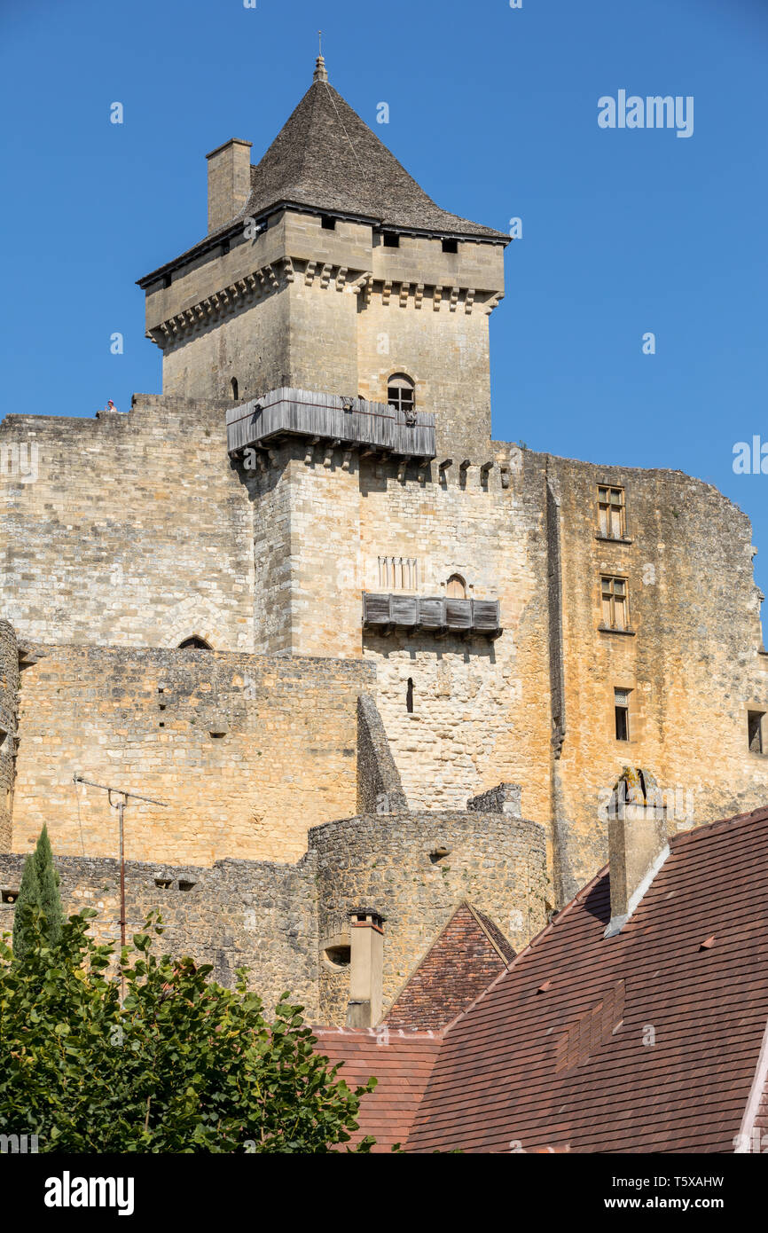 Chateau de Castelnaud, medieval fortress at Castelnaud-la-Chapelle ...