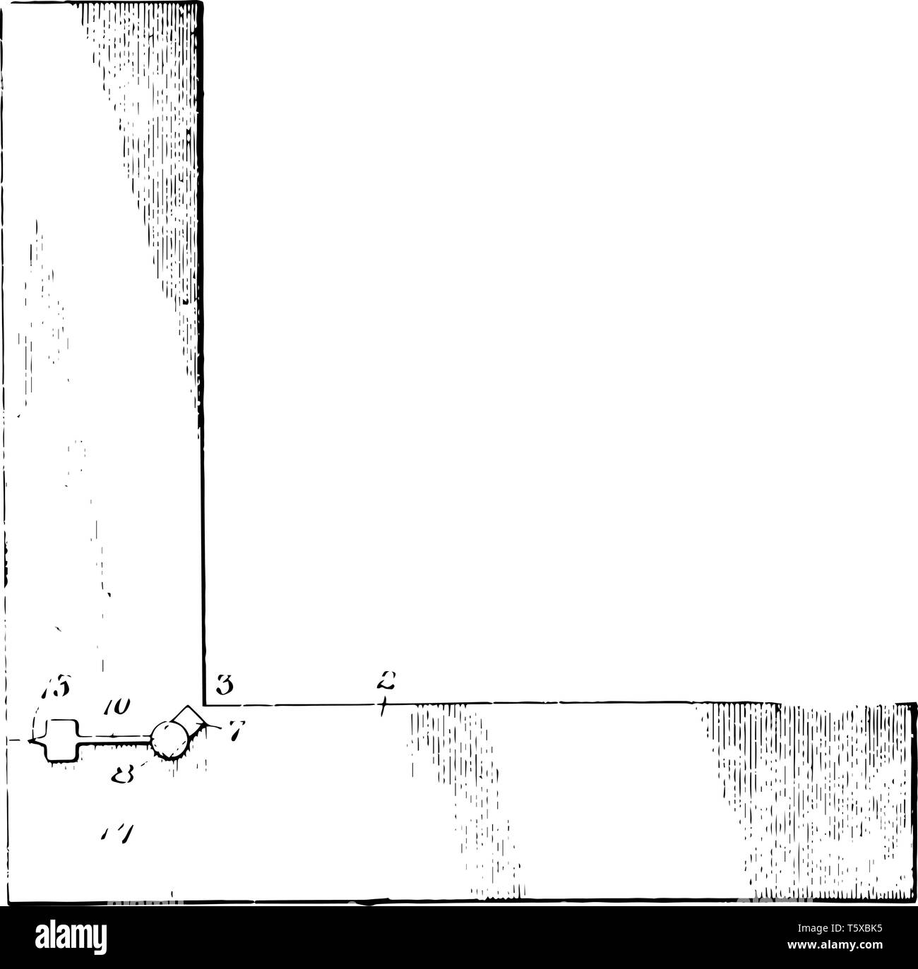 Marking a line Stock Vector Images Alamy