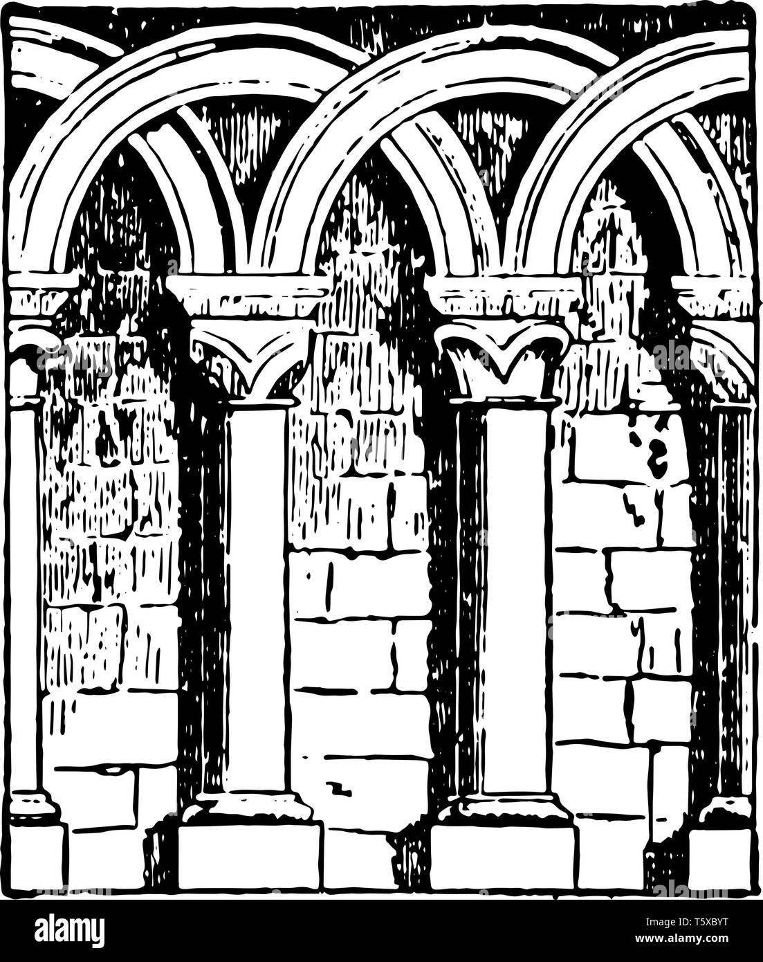 Interlacing arches Stock Vector Images Alamy