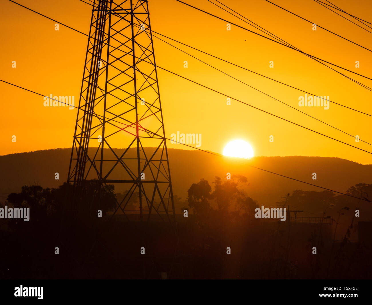 Anzac Day Sunrise Stock Photo Alamy