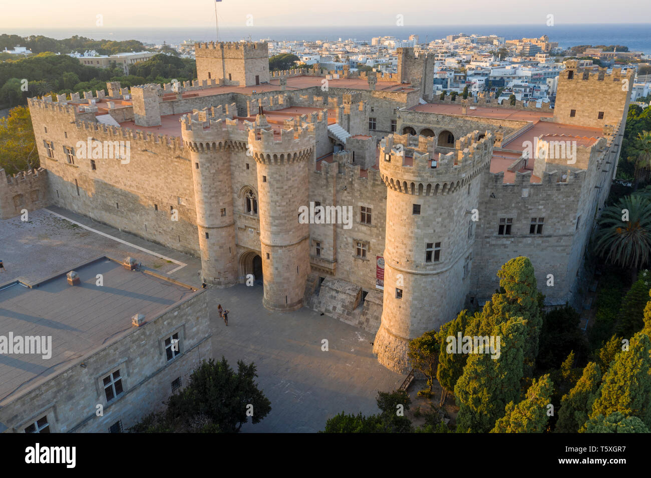 Palace of the Grand Master of the Knights, Rhodes Town, Greece Stock Photo  - Alamy