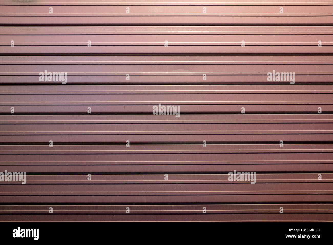 burgundy shop shutter, Beautiful color, steel texture Stock Photo Alamy