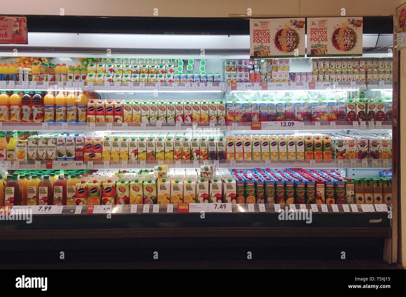 Juices Supermarket High Resolution Stock Photography and Images Alamy