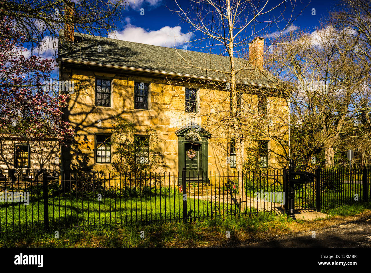 Daniel's Village Archeological Site Killingly, Connecticut, USA Stock