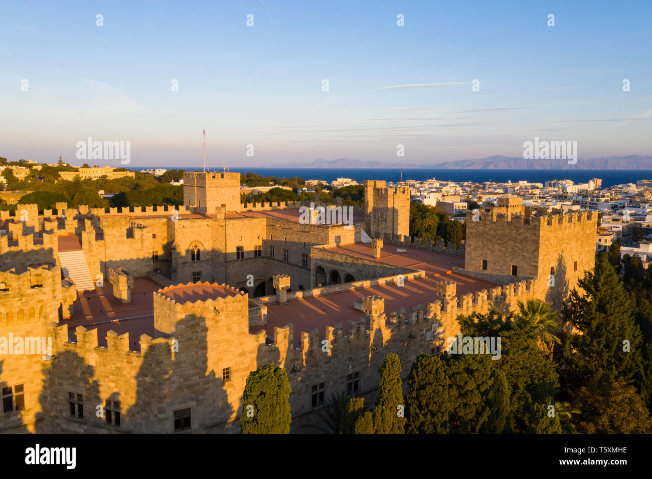 Greece, Rhodes, Rhodes Town, Palace of the Grand Master of the Knights Stock Photo