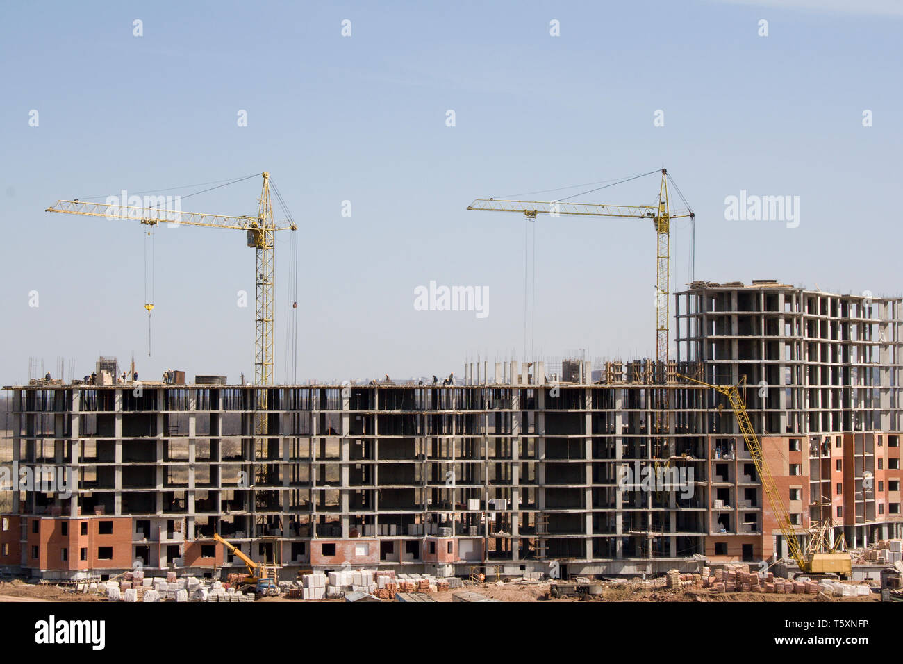 Resential Contruction Construction of the residental building Stock Photo - Alamy