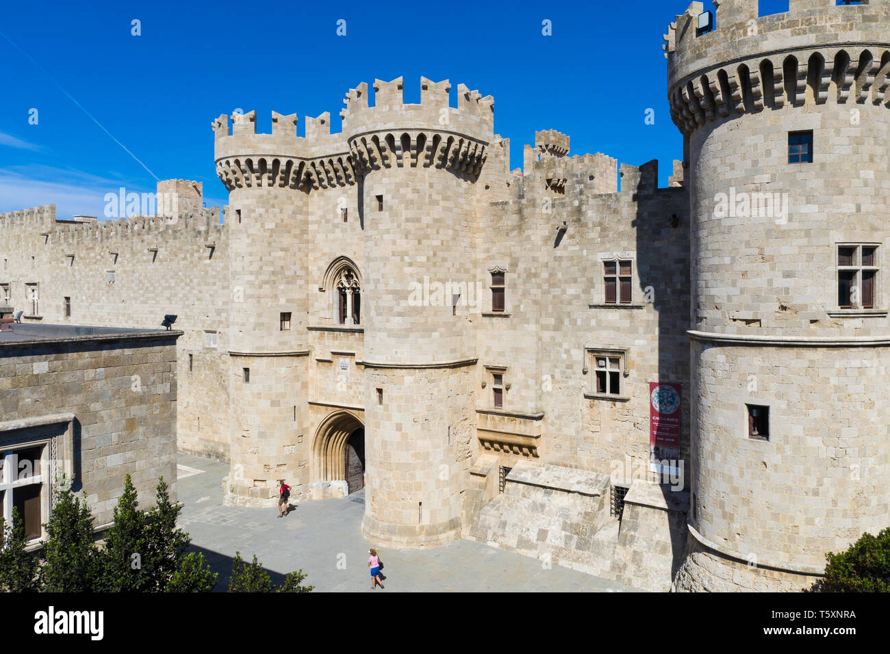 Greece, Rhodes, Rhodes Town, Palace of the Grand Master of the Knights  Stock Photo - Alamy