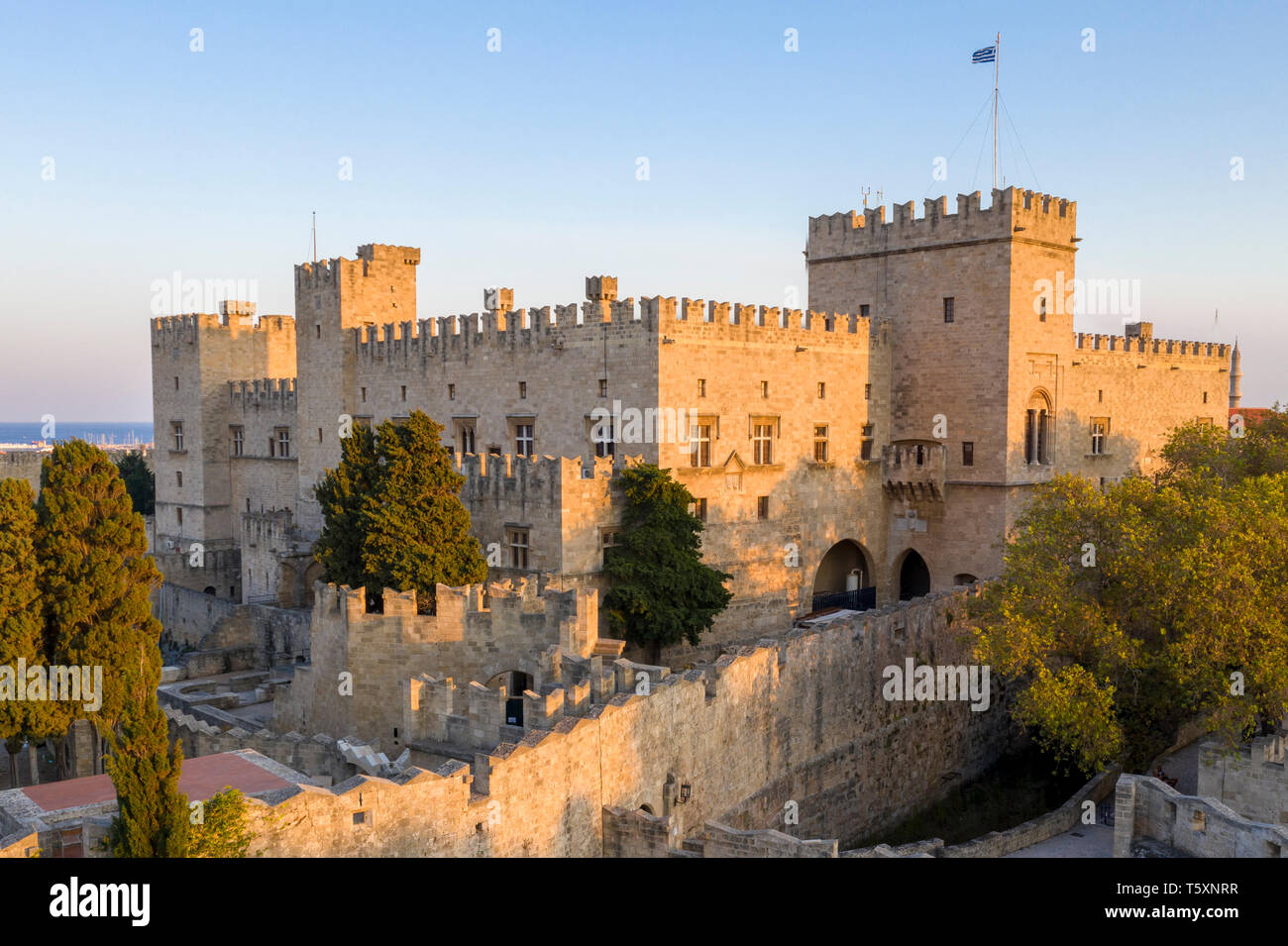 Greece, Rhodes, Rhodes Town, Palace of the Grand Master of the Knights  Stock Photo - Alamy