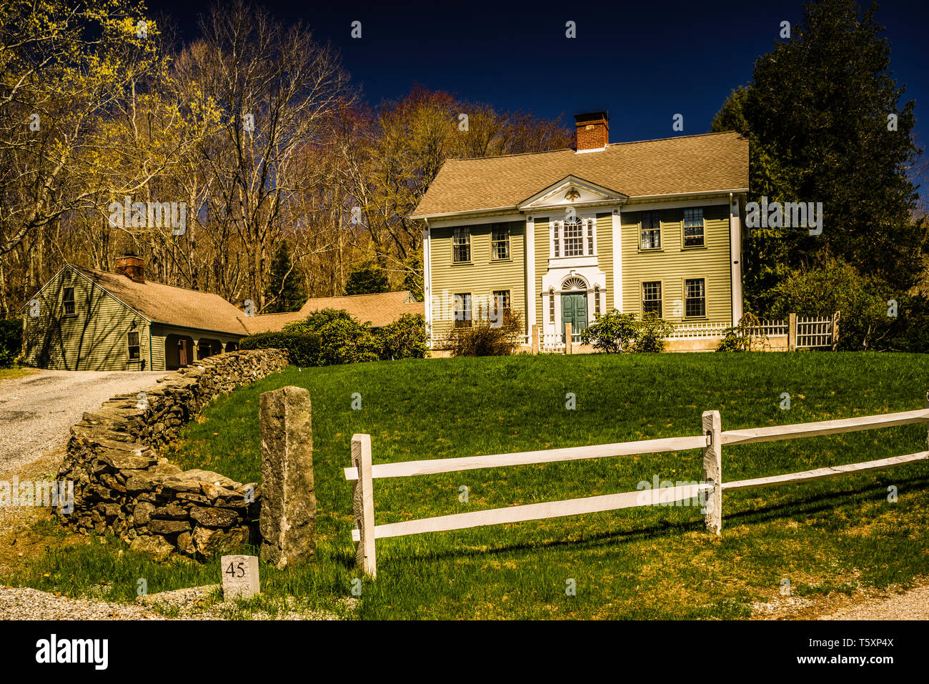 Andrew Clark House Lisbon, Connecticut, USA Stock Photo Alamy
