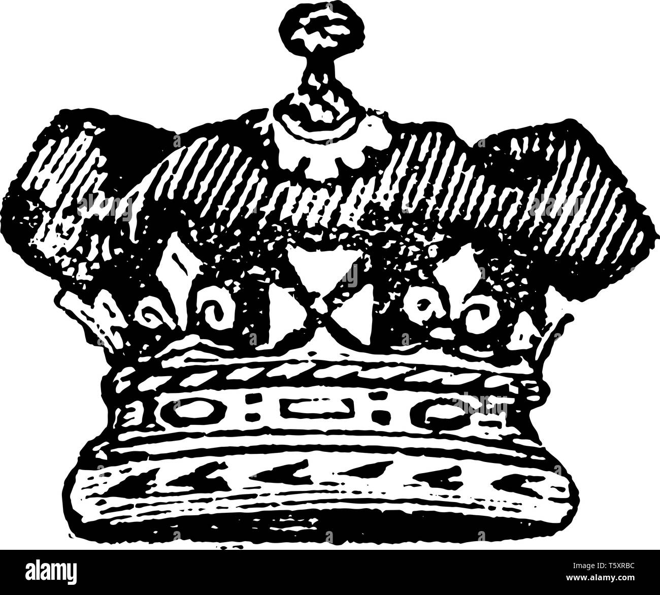 Royal Duke is a never has arches, vintage line drawing