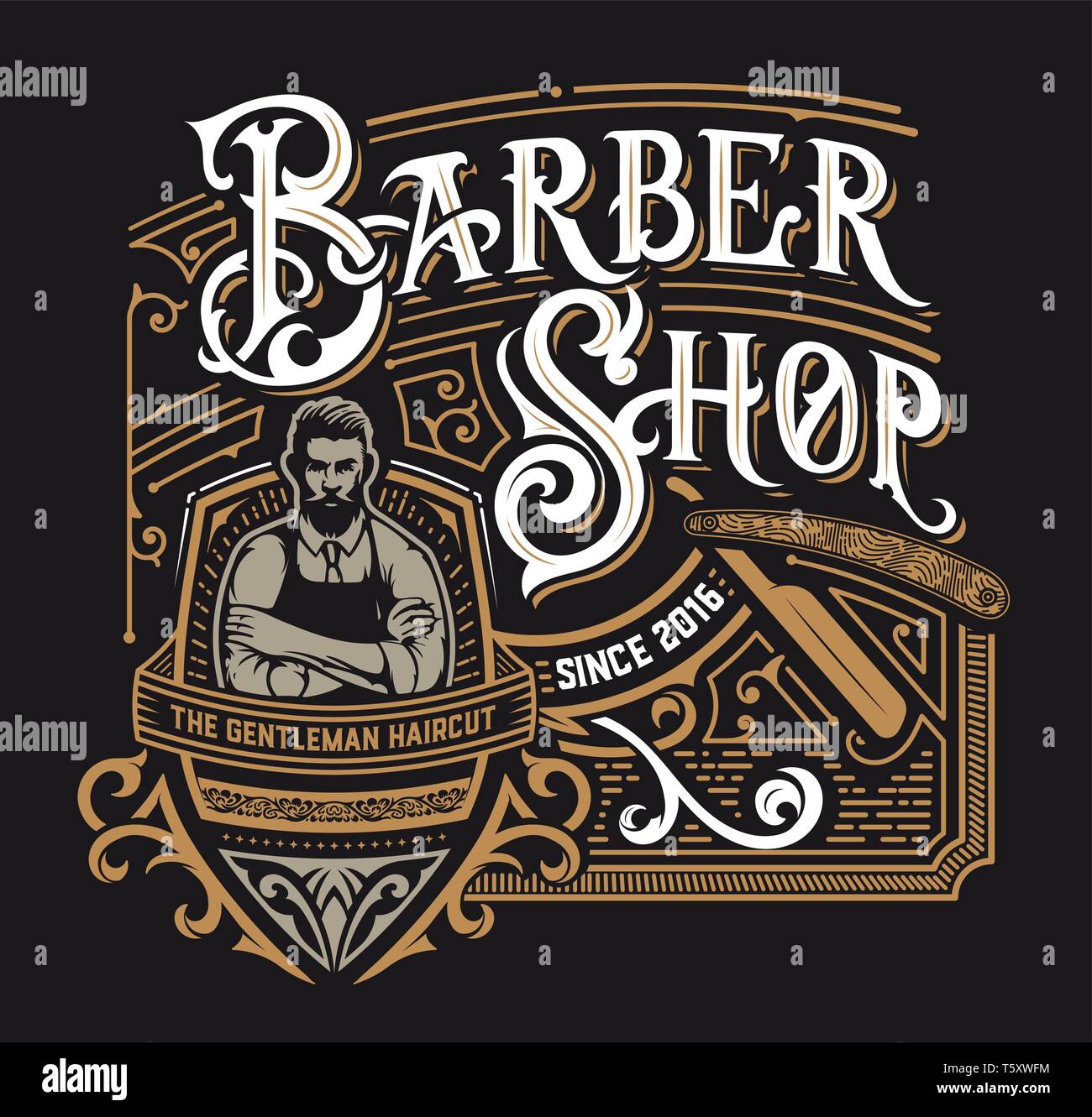 Top 99 old barber shop logo most viewed and downloaded