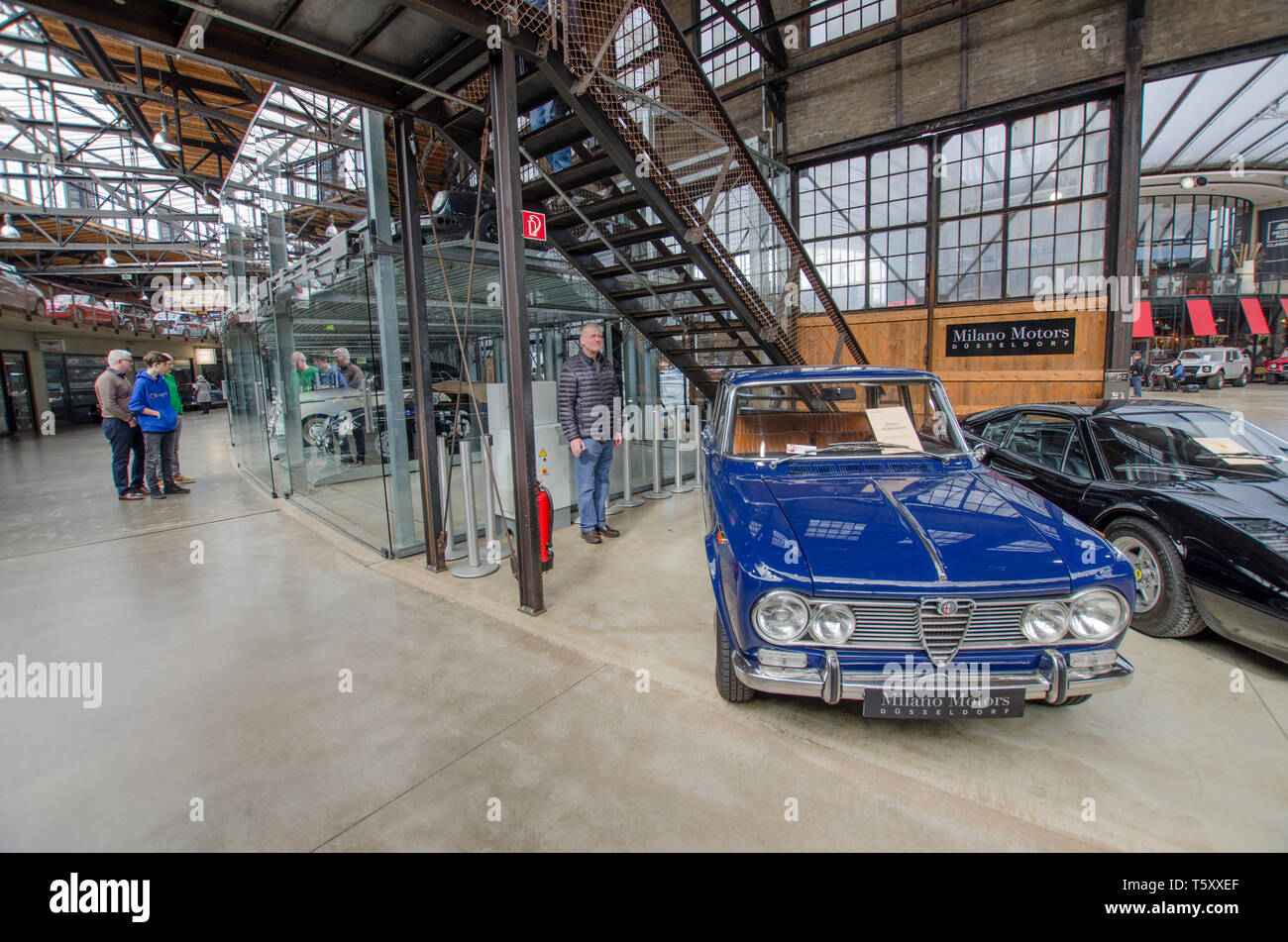 Classic Car Museum In Dusseldorf Germany Stock Photo Alamy