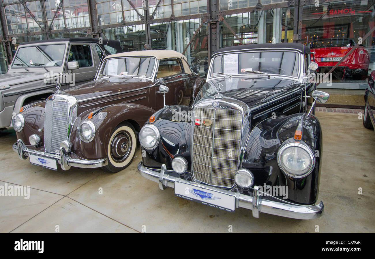 Classic Car Museum In Dusseldorf Germany Stock Photo Alamy