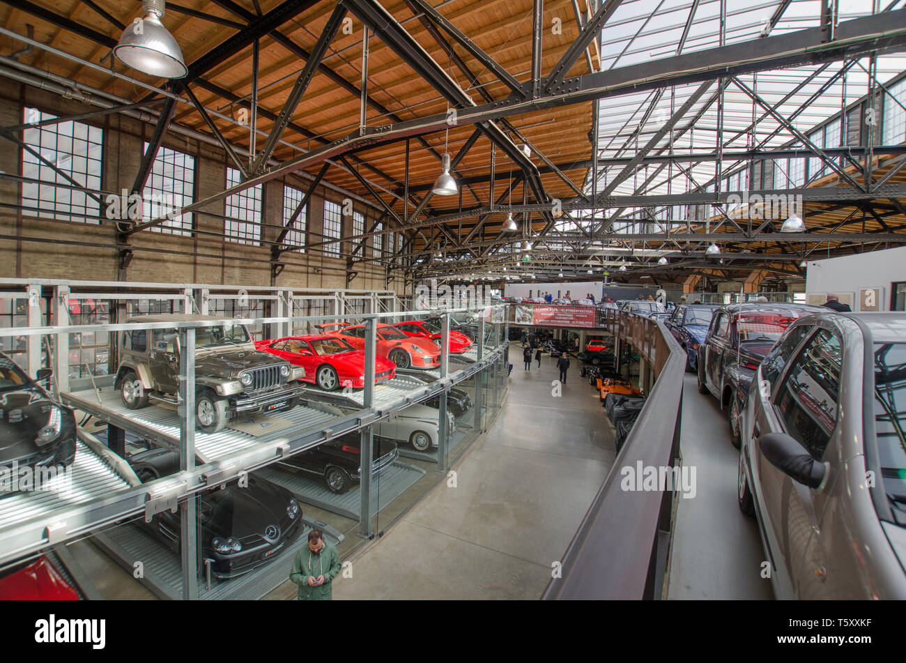 Classic Car Museum In Dusseldorf Germany Stock Photo Alamy