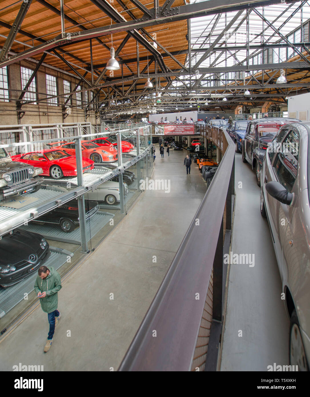 Classic Car museum in Dusseldorf, Germany Stock Photo Alamy