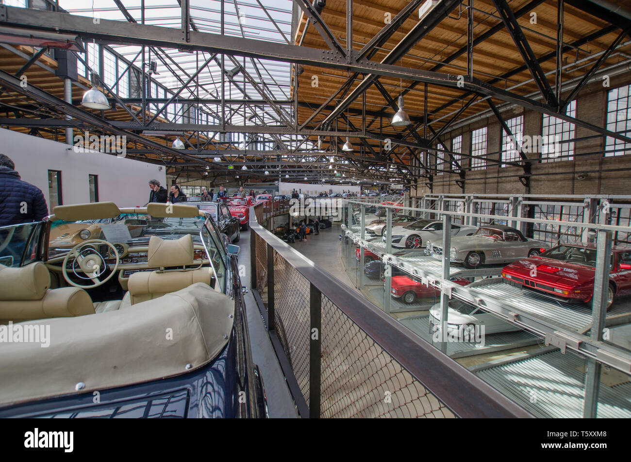 Classic Car Museum In Dusseldorf Germany Stock Photo Alamy