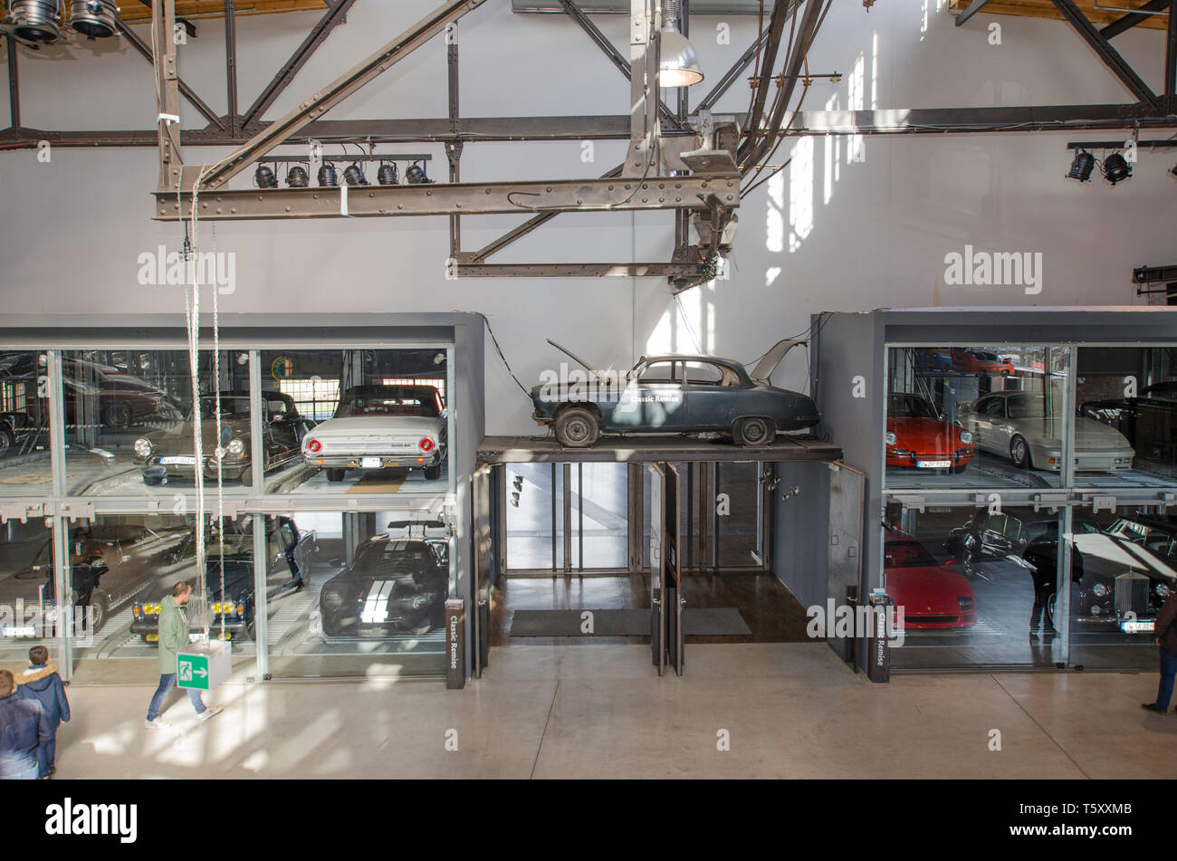 Classic Car museum in Dusseldorf, Germany Stock Photo Alamy