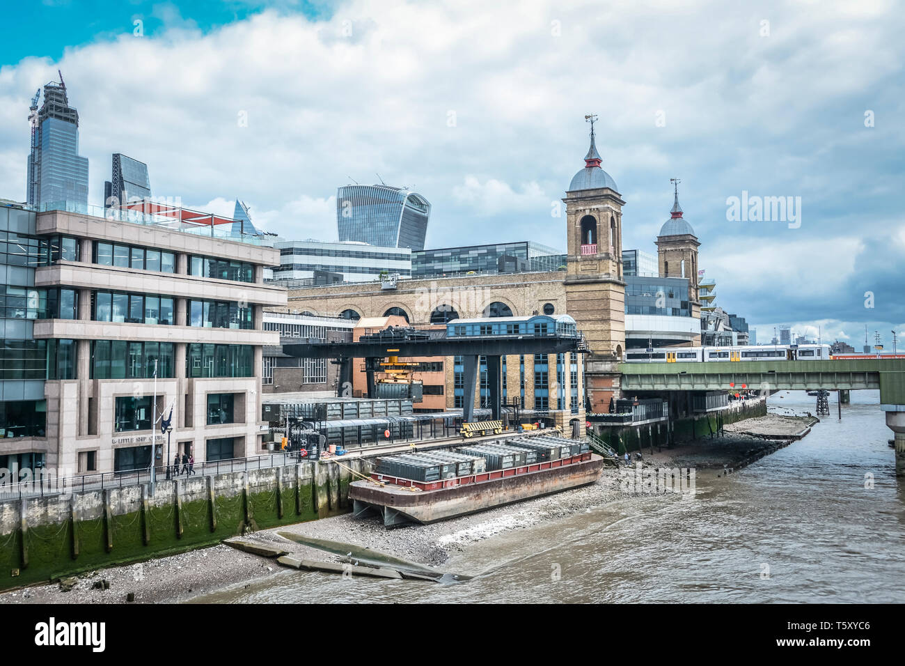 Walbrook Wharf Refuse Transfer Station, Upper Thames Street, City of