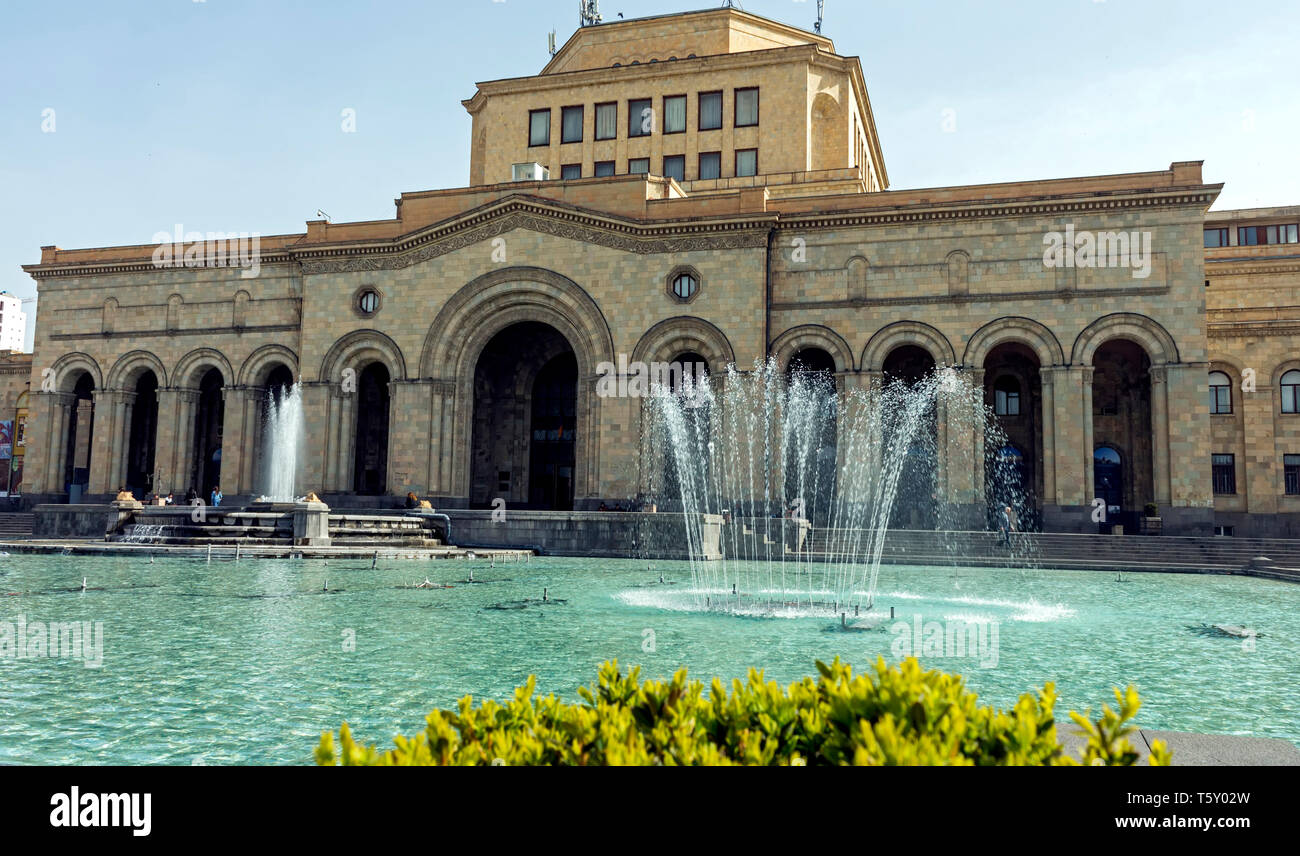 YEREVAN,ARMENIA APRIL 15,2019Historical Museum of Armenia in Yerevan