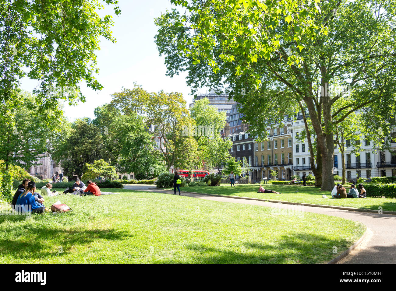Bloomsbury Square Gardens, Bloomsbury, London Borough of Camden, Greater London, England, United