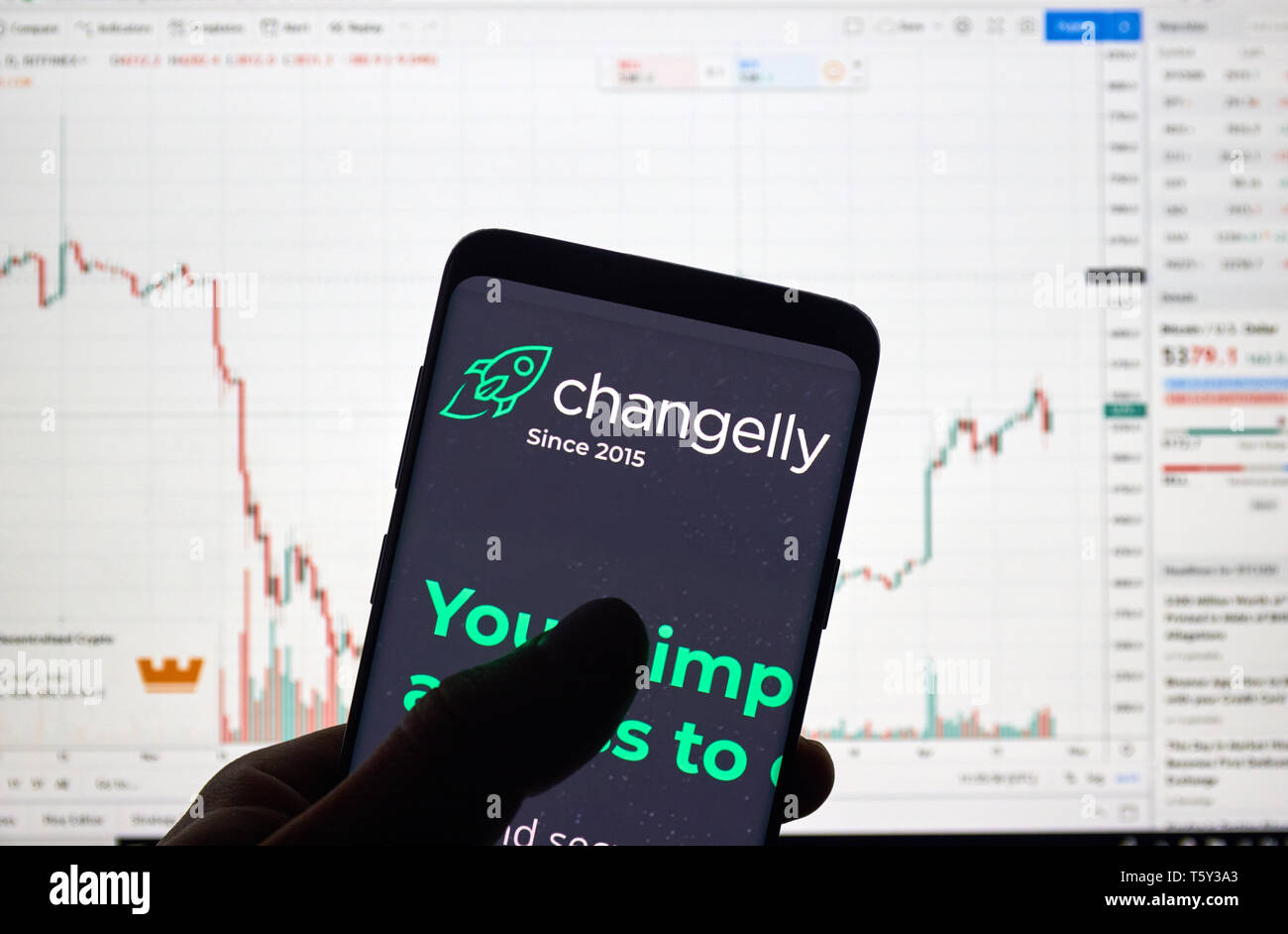 Changelly com hi-res stock photography and images - Alamy