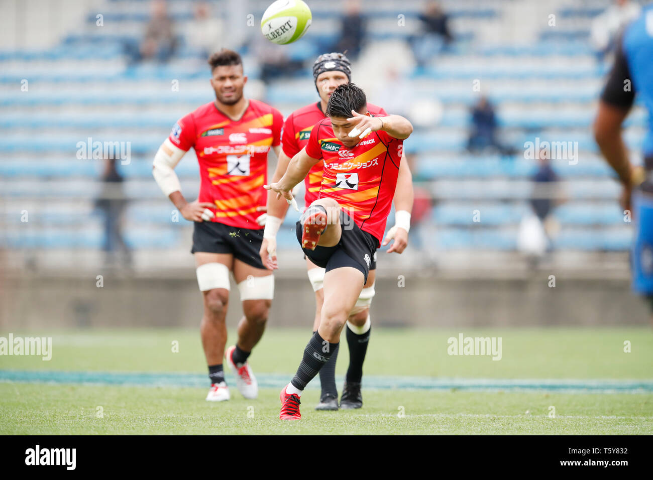 Tokyo, Japan. 27th Apr, 2019. Rikiya Matsuda (JPN) Rugby : Rugby match ...