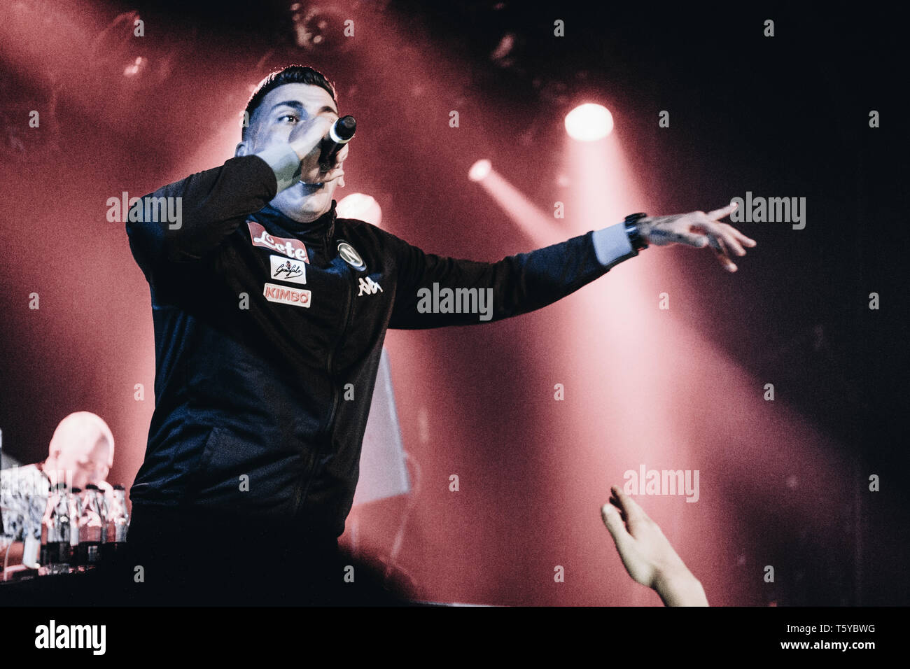 Denmark, Copenhagen - April 26, 2019. The German rapper and lyricist ...