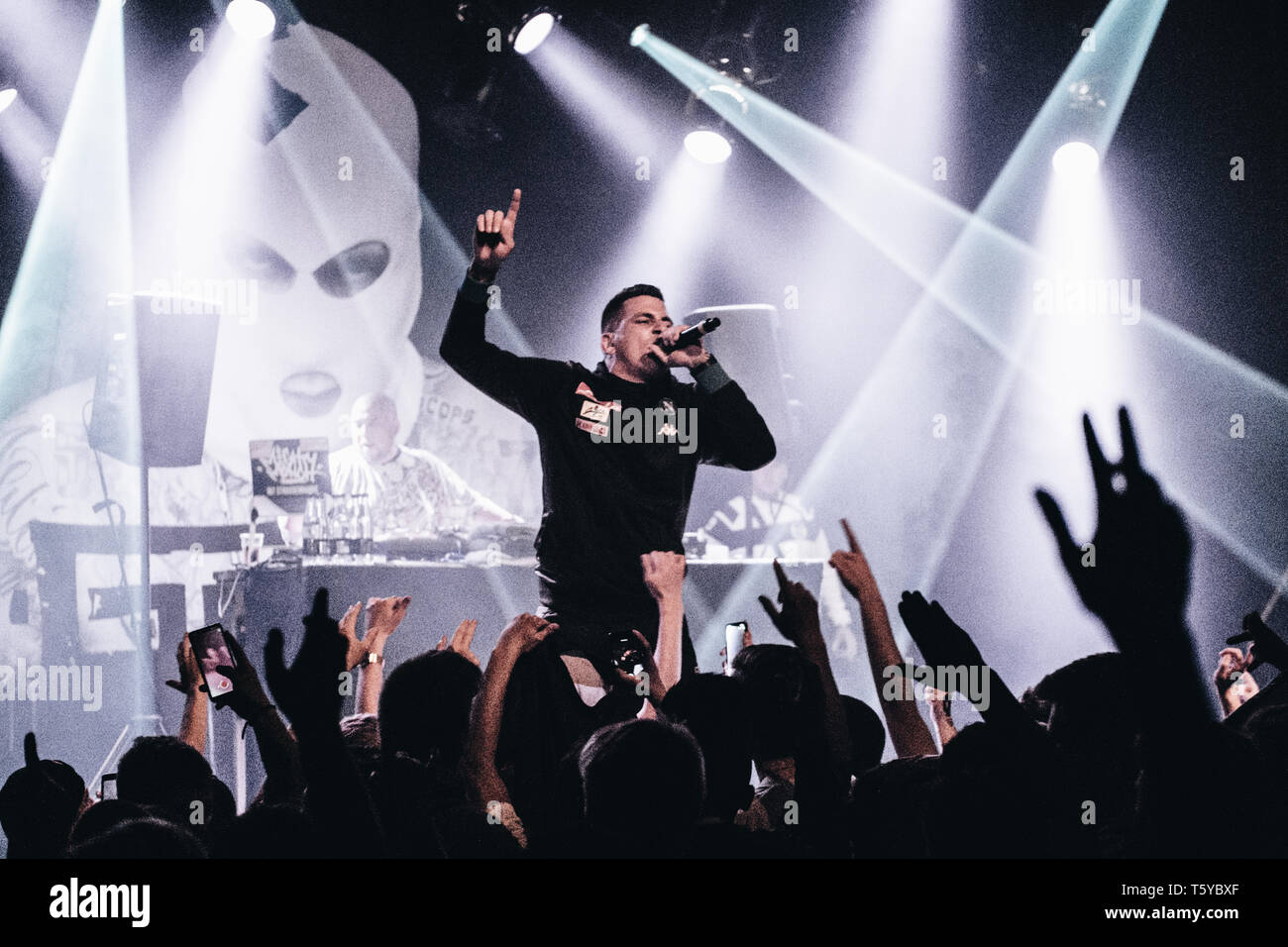 Denmark, Copenhagen - April 26, 2019. The German rapper and lyricist ...