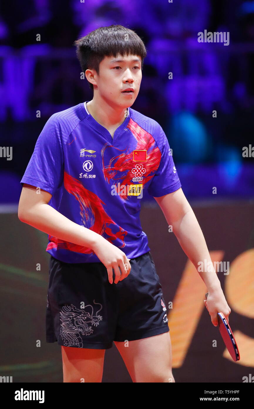 Ma Long & Wang Chuqin (CHN), APRIL 27, 2019 Table Tennis 2019 World
