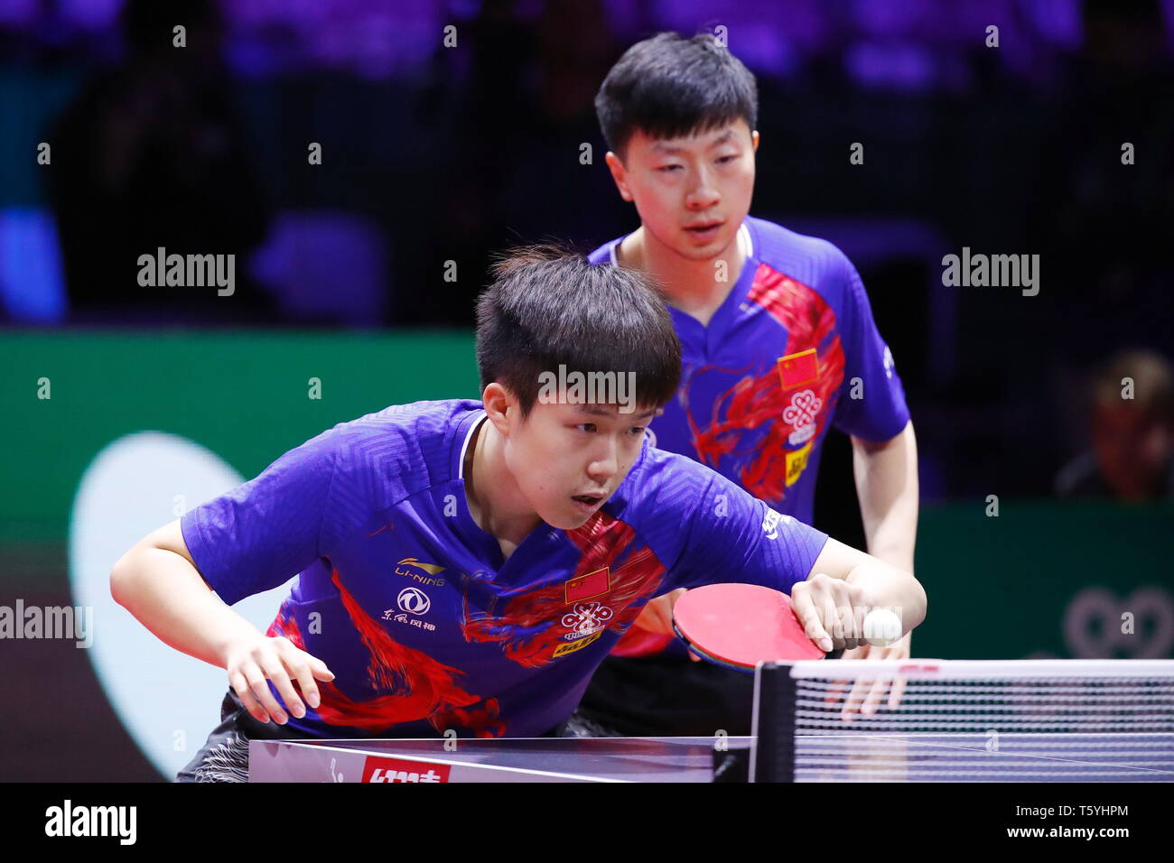 Ma Long & Wang Chuqin (CHN), APRIL 27, 2019 - Table Tennis : 2019 World  Table Tennis Championships
